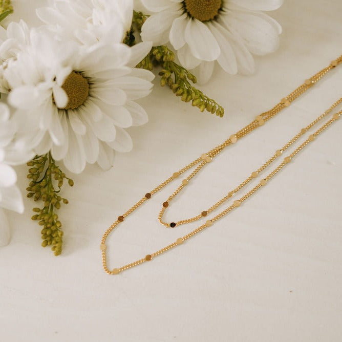 Nora Gold Filled Necklace - WonderingCloth