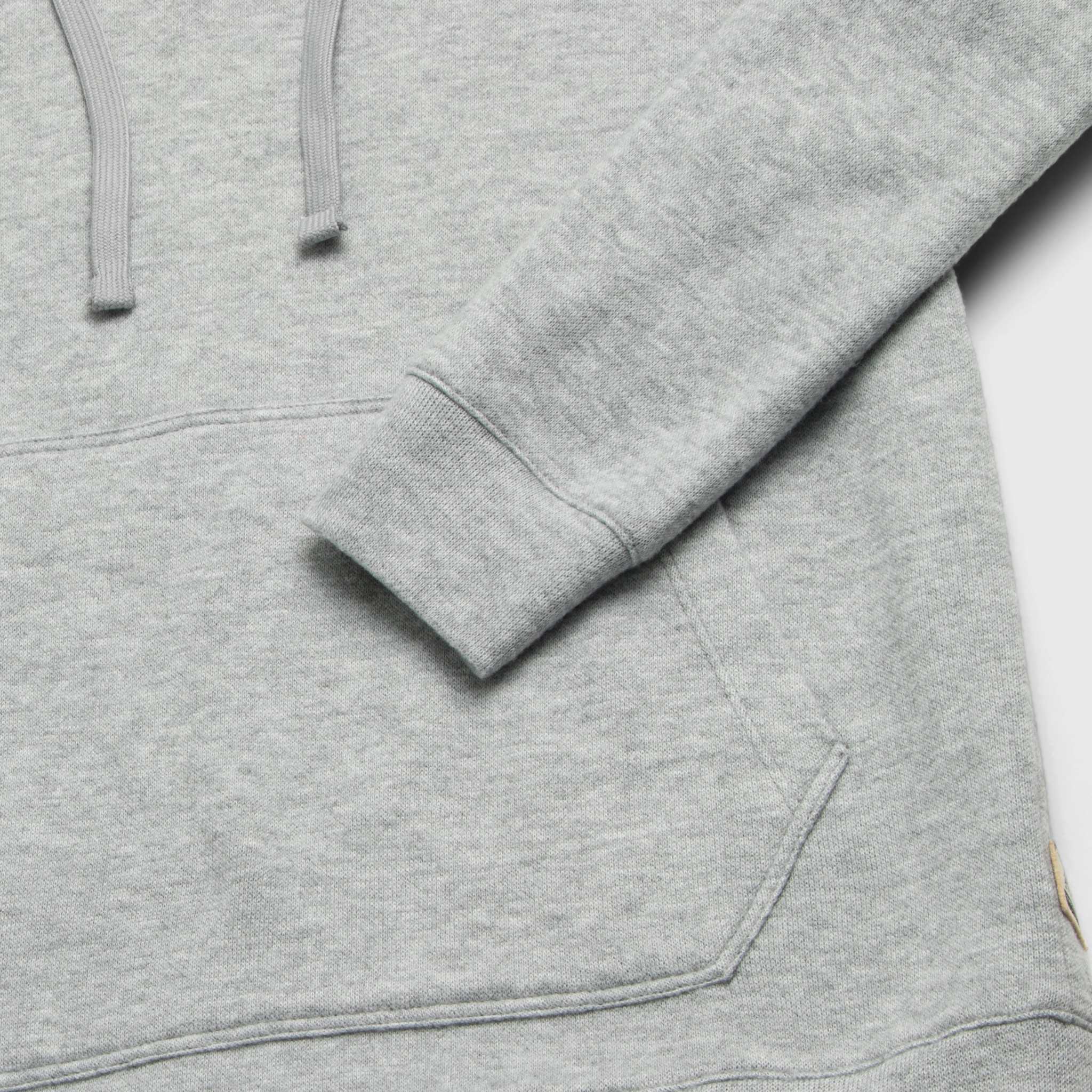 Justin Cashmist Fleece Hoodie - Heather Grey - WonderingCloth
