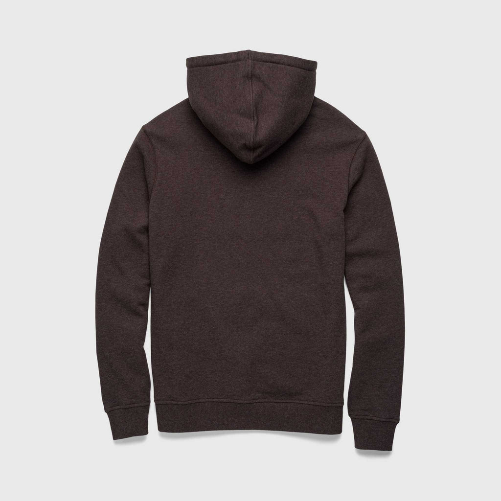 Marine French Terry Hoodie - Brown Heather - WonderingCloth