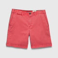 Andrew 7.5" Stretch Twill Short - Mineral Red - WonderingCloth