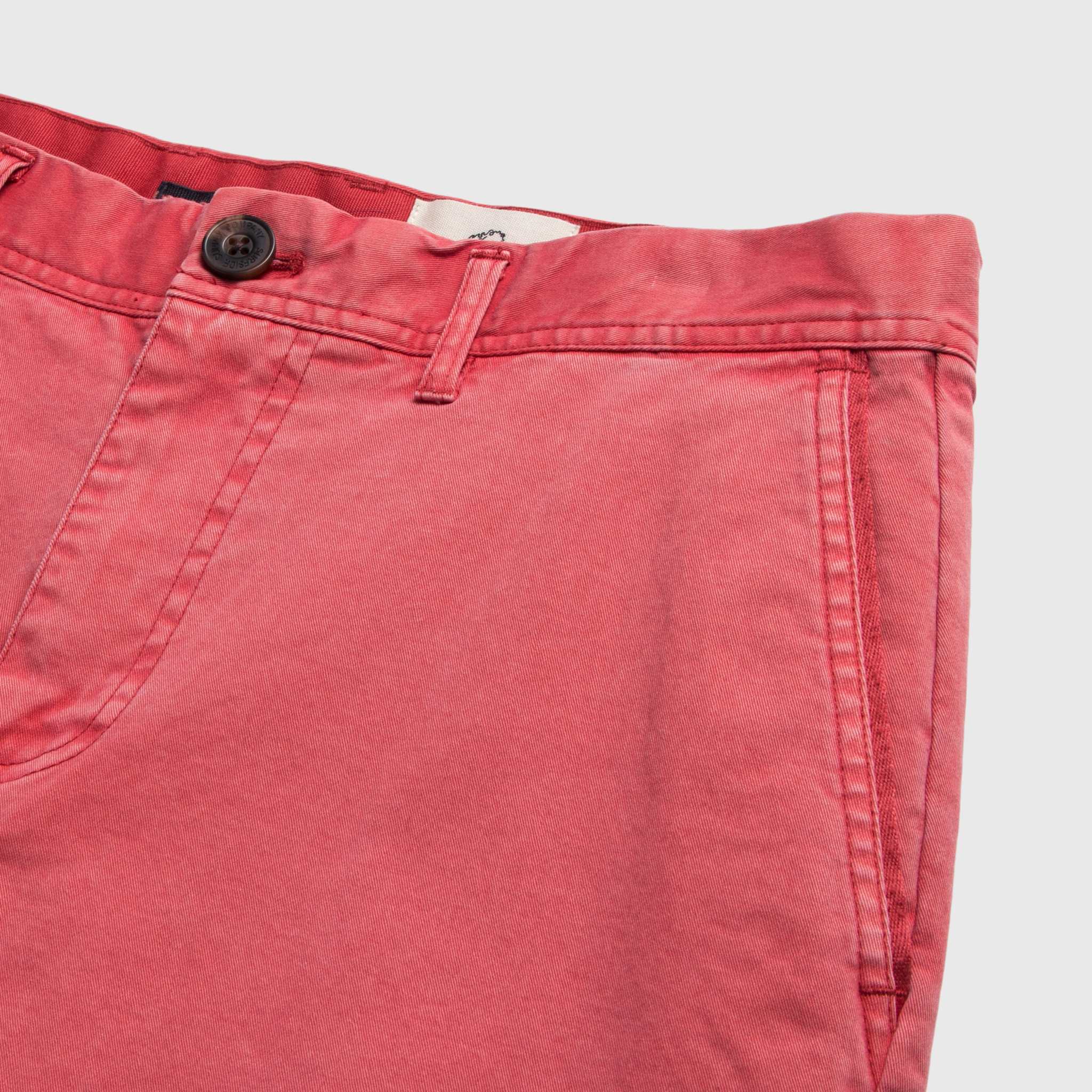 Andrew 7.5" Stretch Twill Short - Mineral Red - WonderingCloth