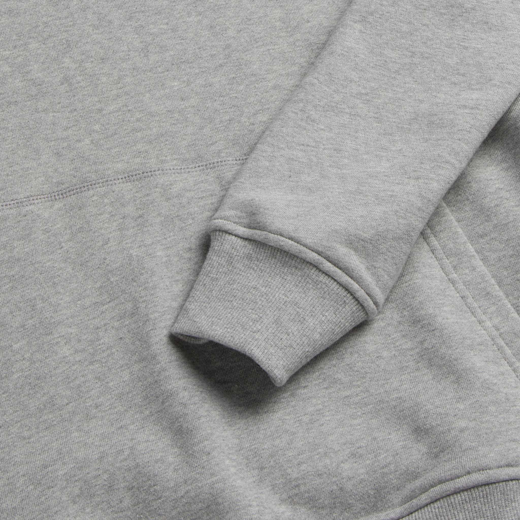Marine French Terry Hoodie - Heather Grey - WonderingCloth