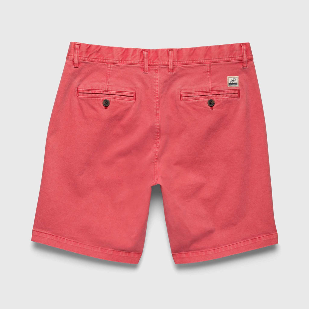 Andrew 7.5" Stretch Twill Short - Mineral Red - WonderingCloth
