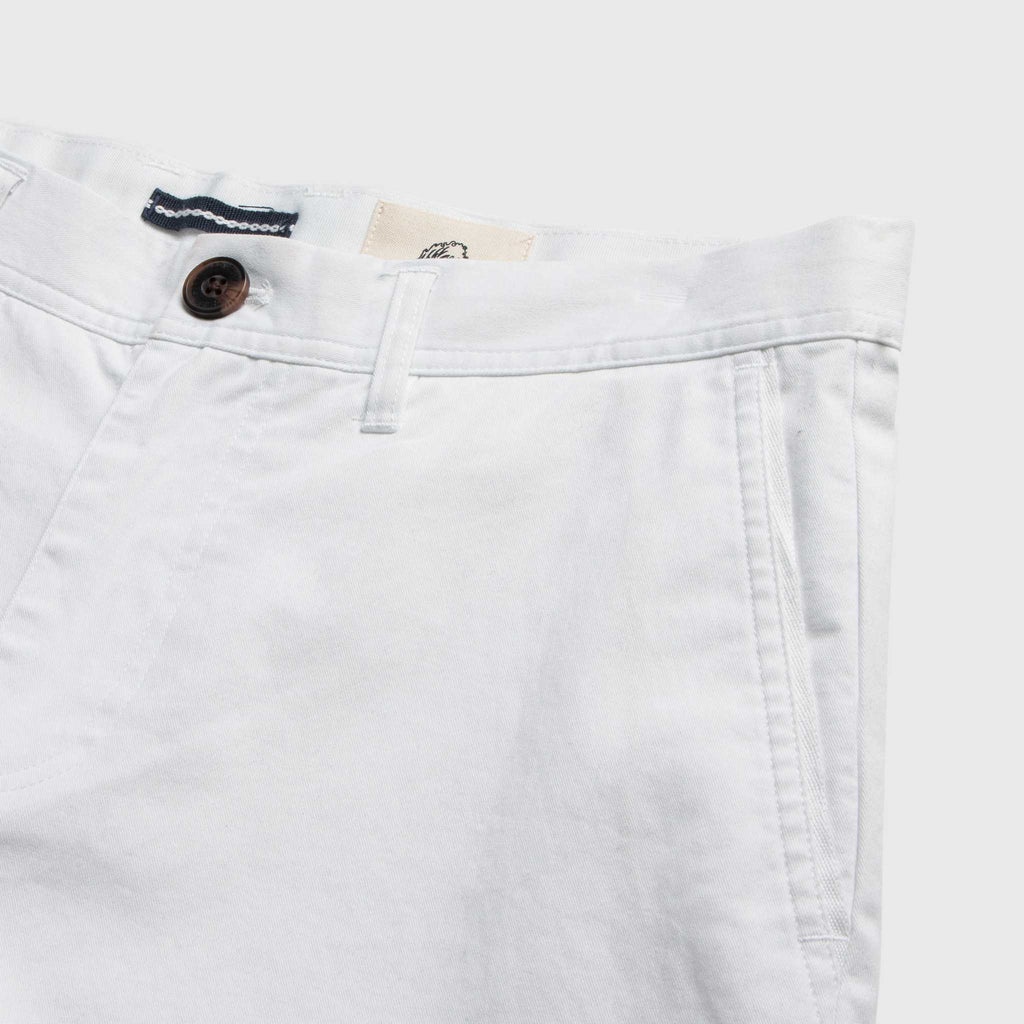 Andrew 7.5" Stretch Twill Short - Brilliant White - WonderingCloth