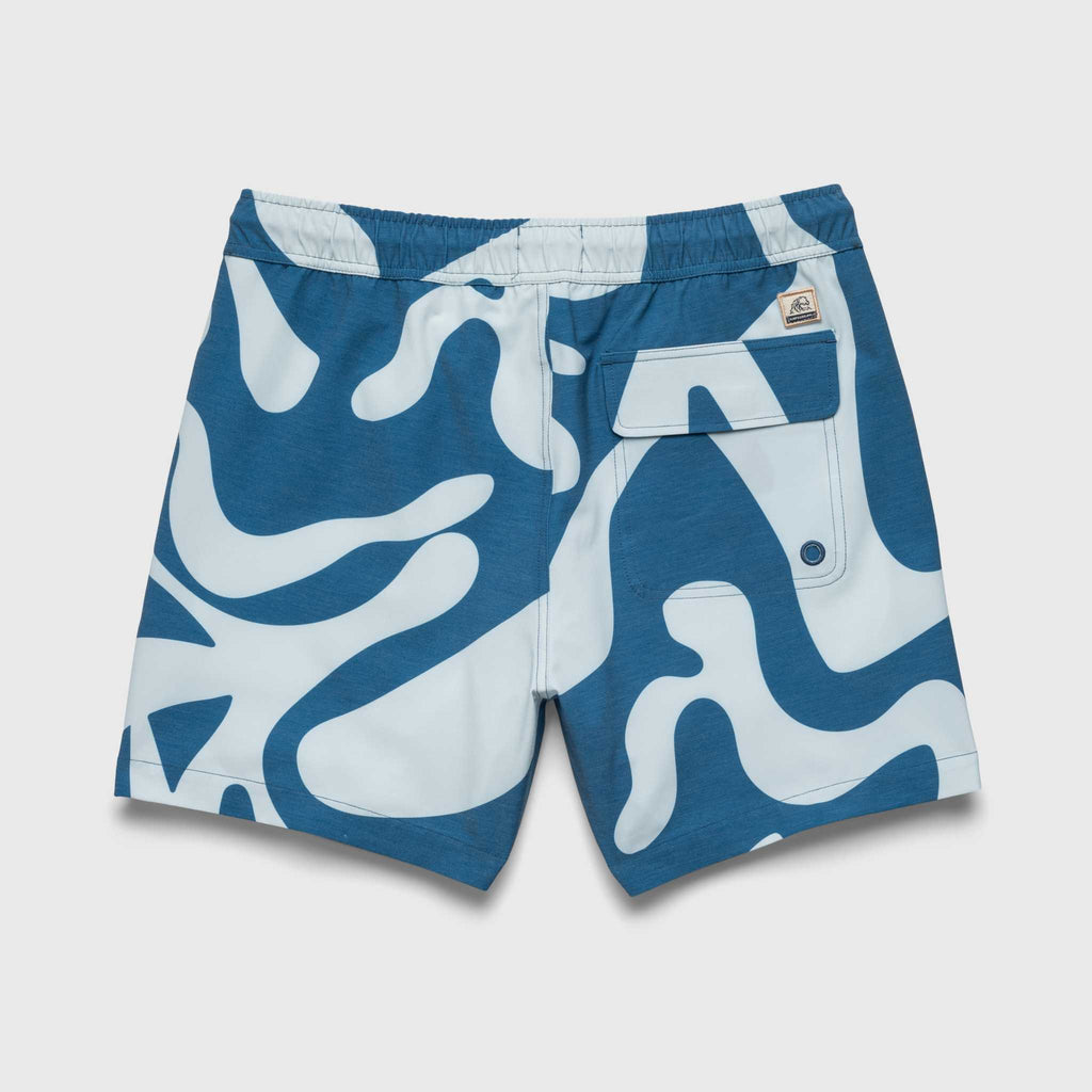 Jimmy 5" Swirl Volley - Blue - WonderingCloth