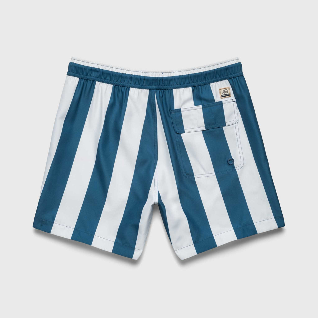 Jimmy 5" Stripe Volley - Blue - WonderingCloth