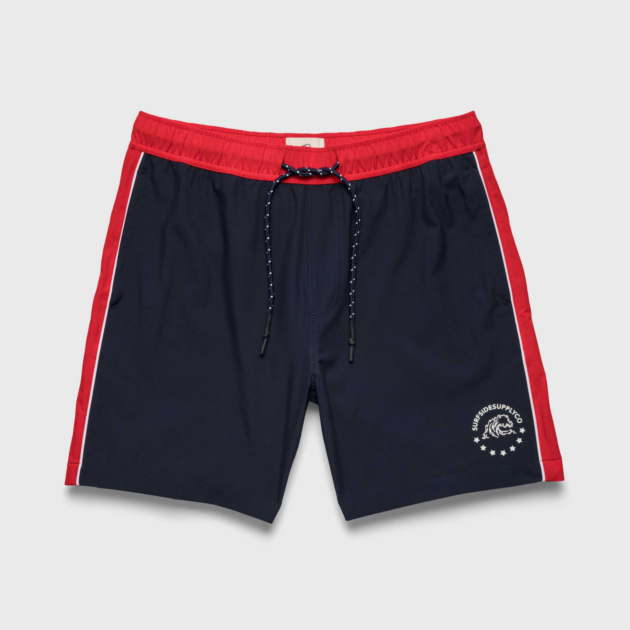 Jimmy 6.5" Patriot Volley - Navy Blazer - WonderingCloth