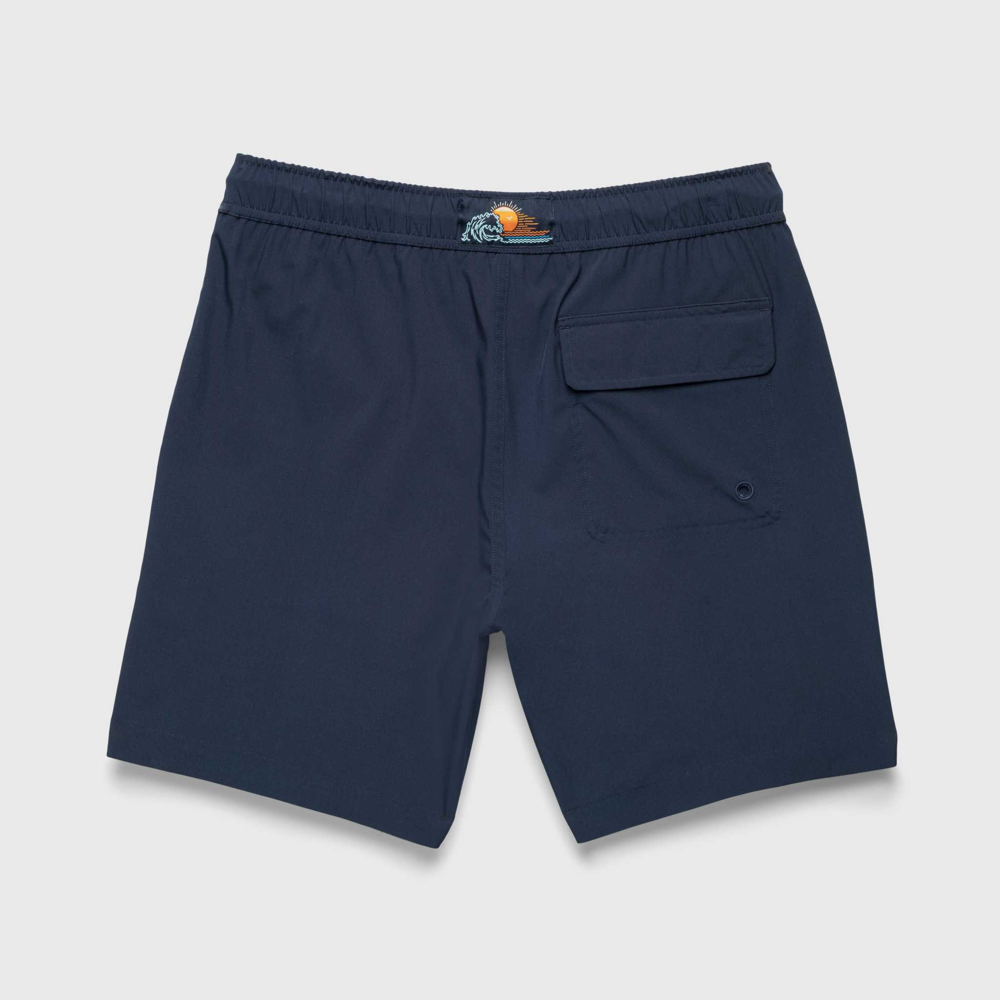 Jimmy 6.5" Retro Volley - Navy Blazer - WonderingCloth