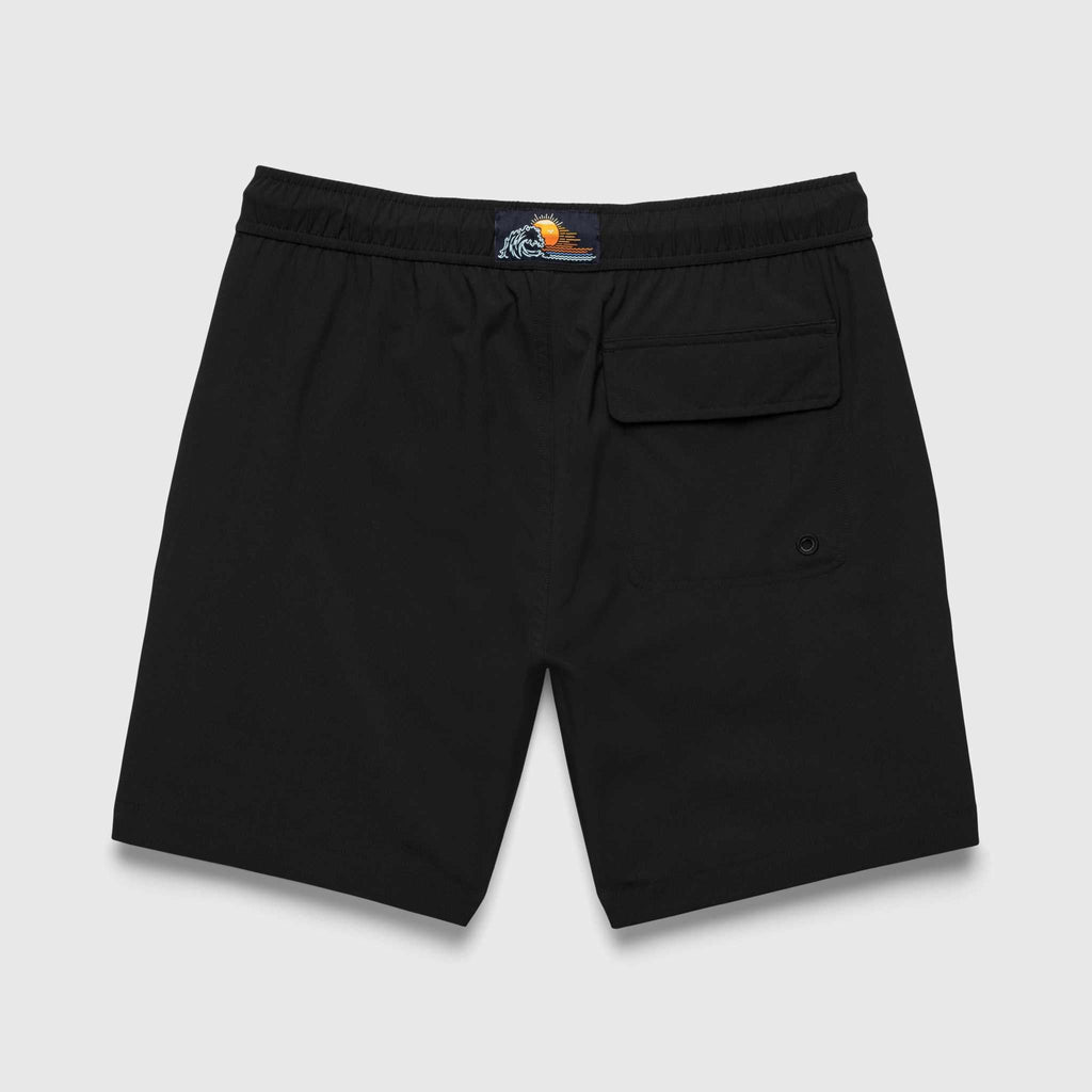 Jimmy 6.5" Retro Volley - Black - WonderingCloth