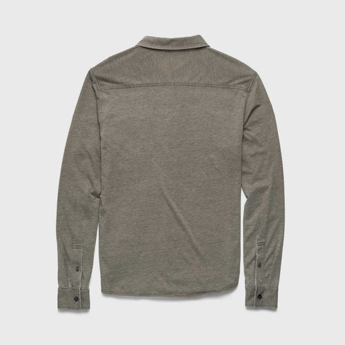Anthony Burnout Shirt - Olive Night - WonderingCloth