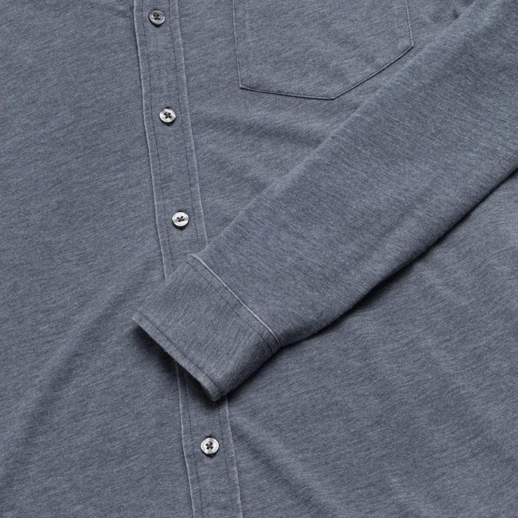 Anthony Burnout Shirt - Navy Blazer - WonderingCloth