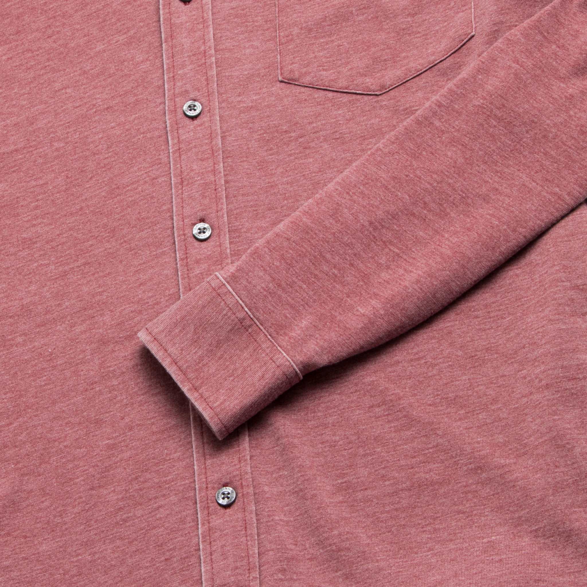 Anthony Burnout Shirt - Red Syrah - WonderingCloth
