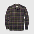 Brian Flannel Plaid Shirt - Grape Combo - WonderingCloth