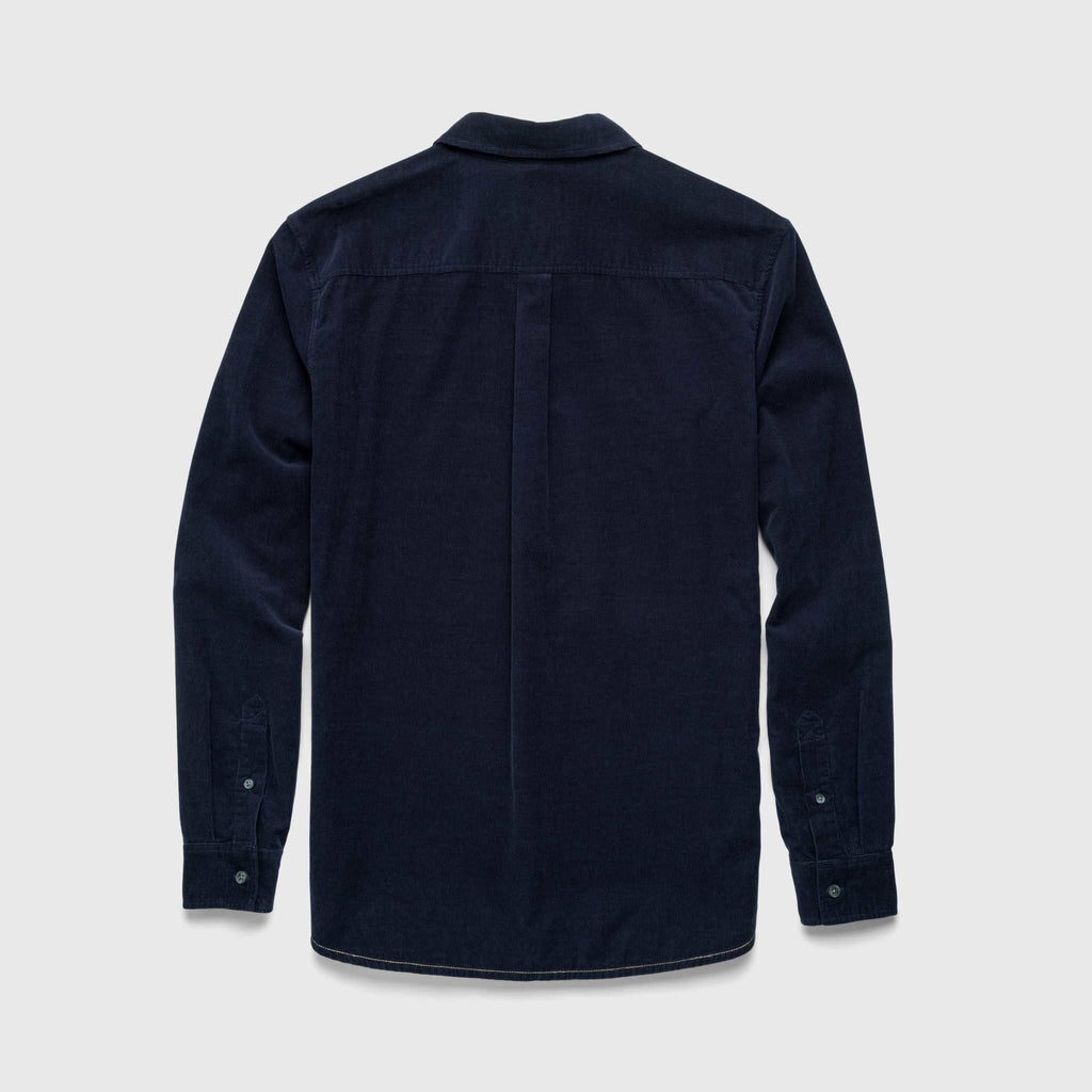 Brian Corduroy Shirt - Navy Blazer - WonderingCloth