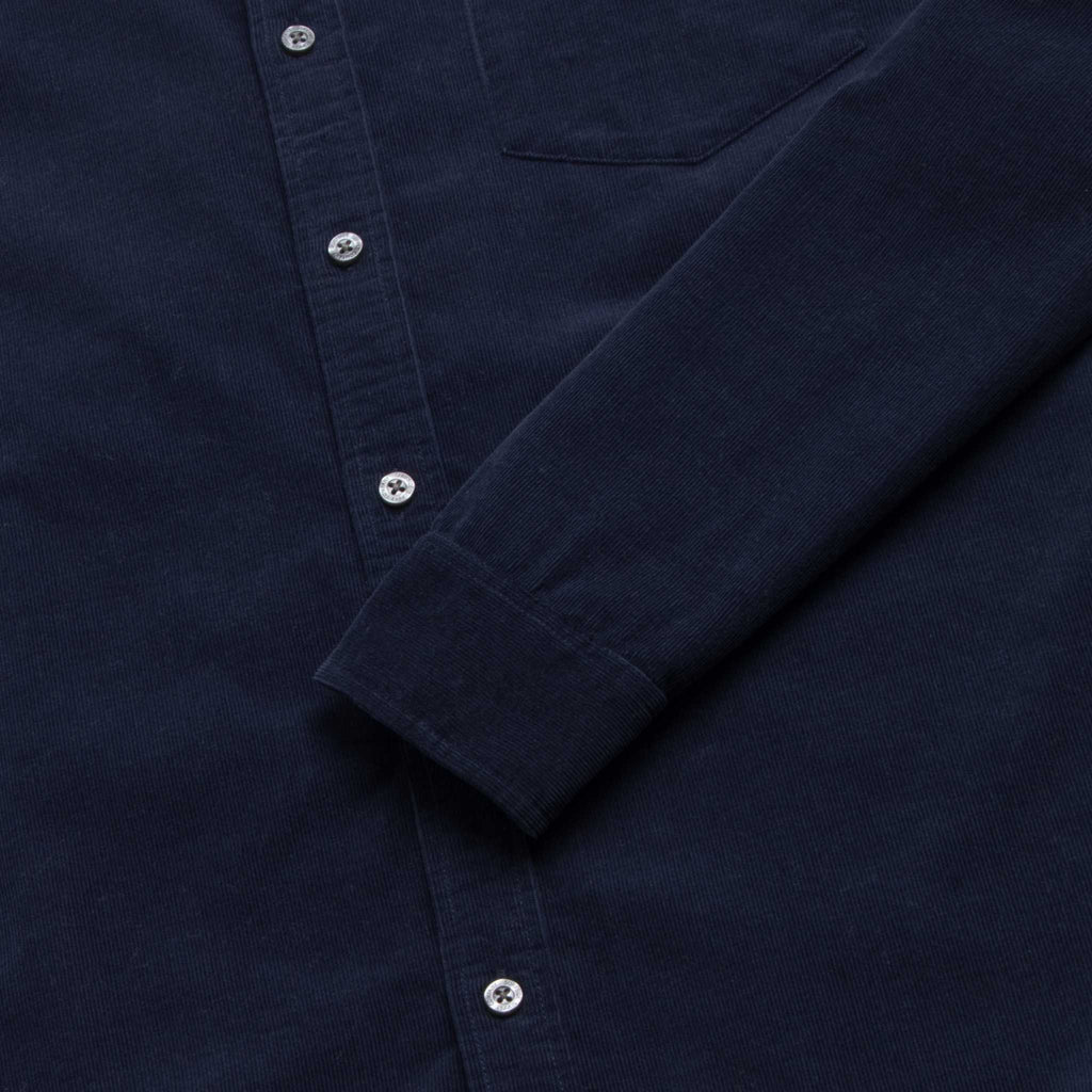 Brian Corduroy Shirt - Navy Blazer - WonderingCloth