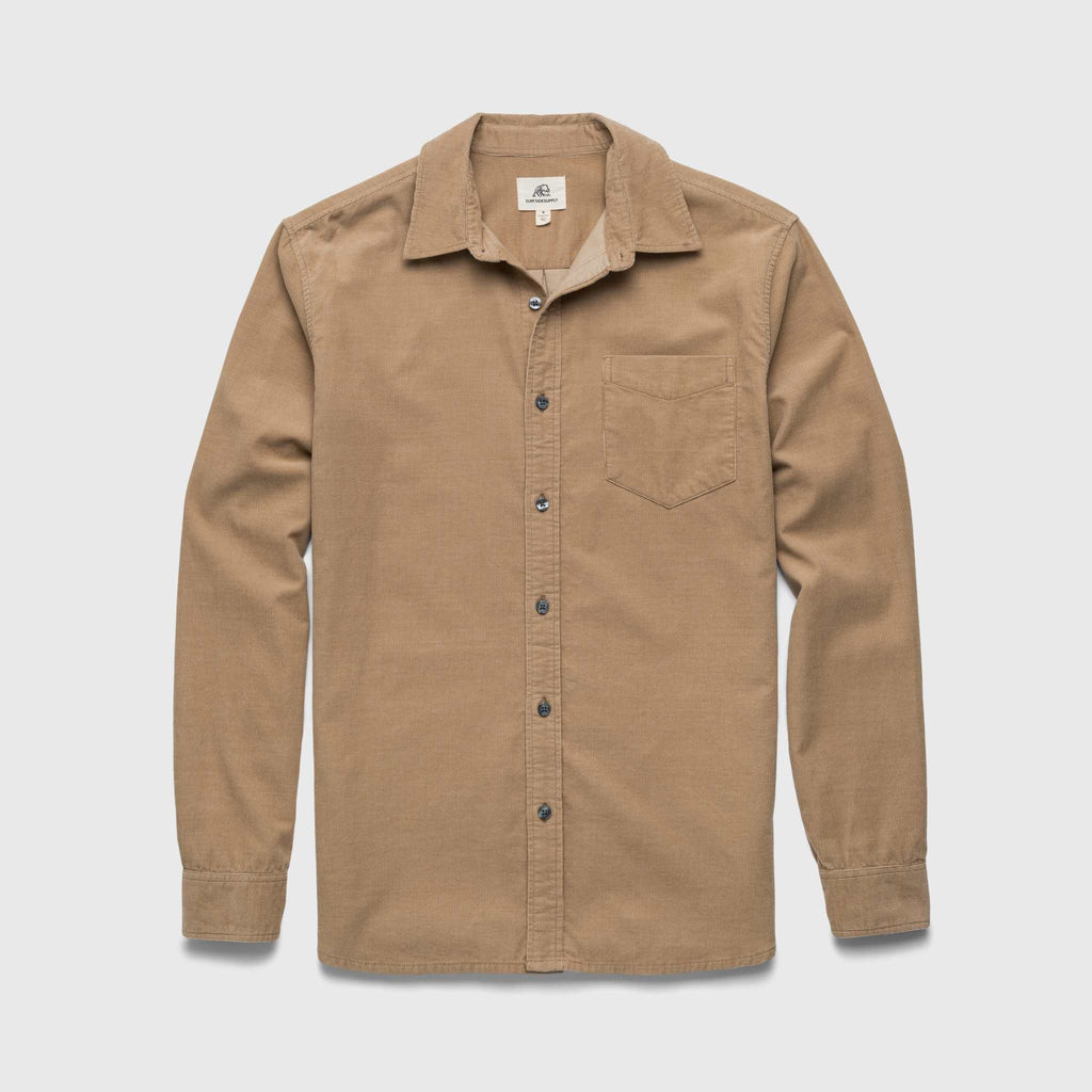 Brian Corduroy Shirt - Chinchilla - WonderingCloth