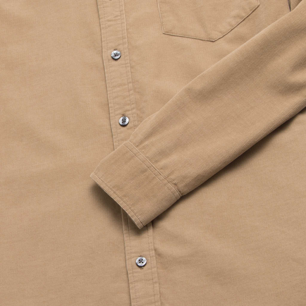 Brian Corduroy Shirt - Chinchilla - WonderingCloth