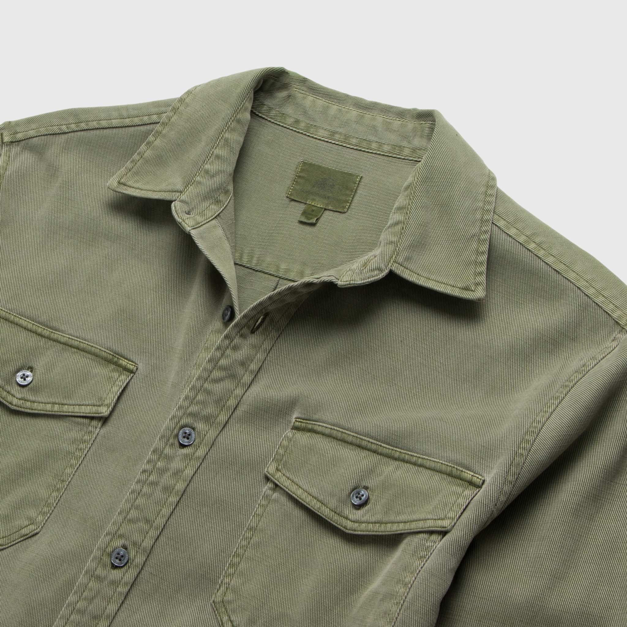 Jeb Tencel Shirt - Lichen Green - WonderingCloth