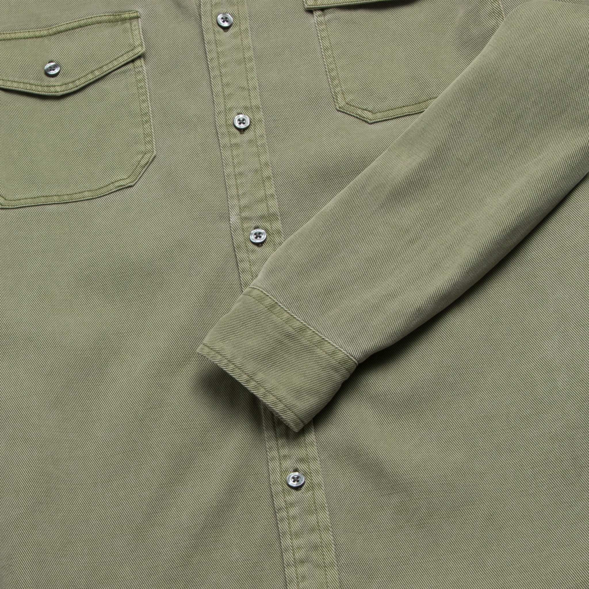 Jeb Tencel Shirt - Lichen Green - WonderingCloth