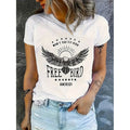 Woman Free Bird Shirt Eagle Graphic Tees - WonderingCloth