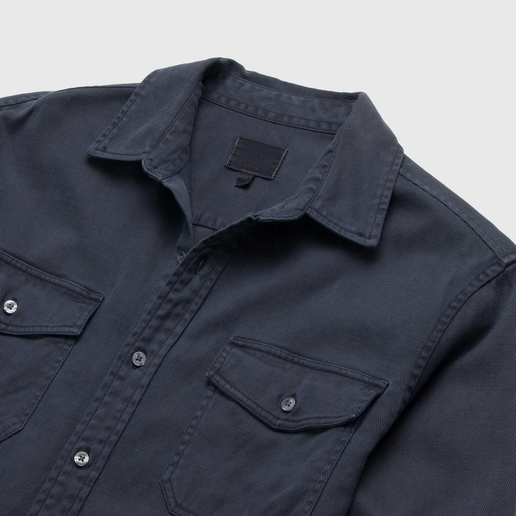 Jeb Tencel Shirt - Navy - WonderingCloth
