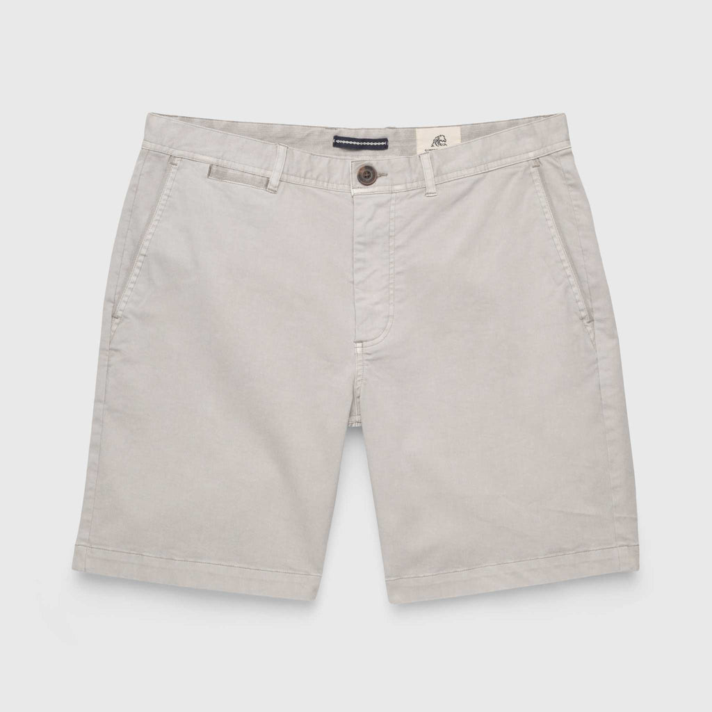 Andrew 7.5" Stretch Twill Short - Stone - WonderingCloth