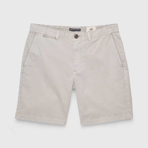 Andrew 7.5" Stretch Twill Short - Stone - WonderingCloth