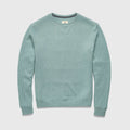 Butch Cashmist Crewneck - Aqua Heather - WonderingCloth