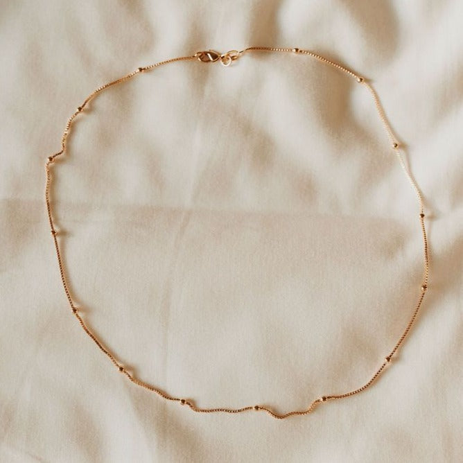 Annie Gold Filled Satellite Necklace - WonderingCloth