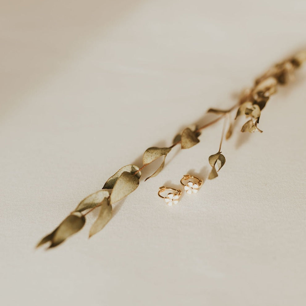 Flower Mini Hoops - WonderingCloth