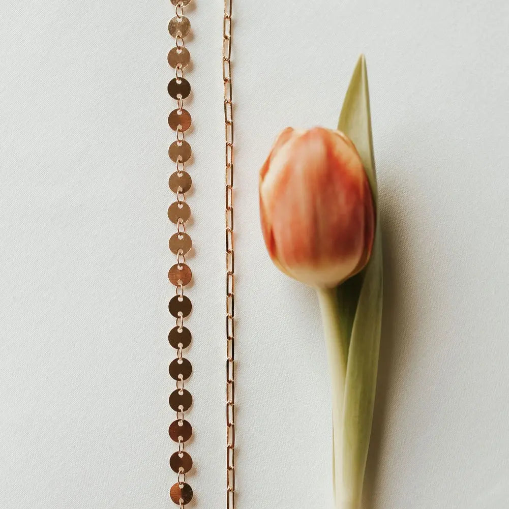Chloe Gold Filled Coin Necklace - WonderingCloth