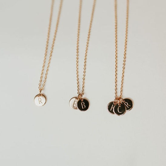 Initial Necklace - WonderingCloth