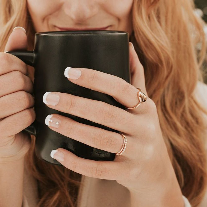 Micah Gold Filled Stacking Ring - WonderingCloth