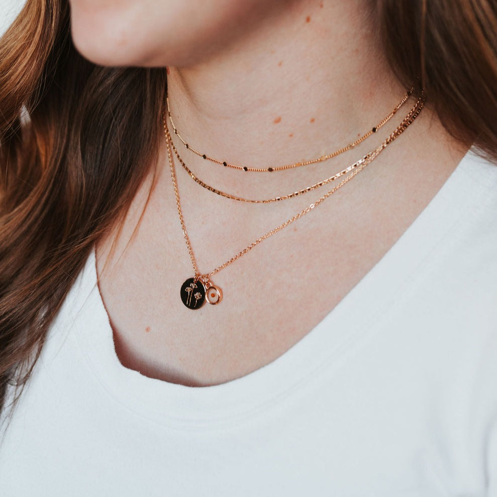 Buttercup Necklace with Mustard Seed - WonderingCloth