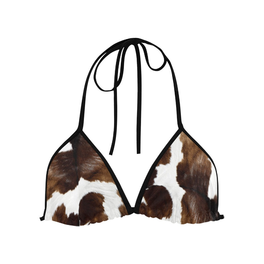 Cow Print Bikini Tops/Bottoms Sold Separately