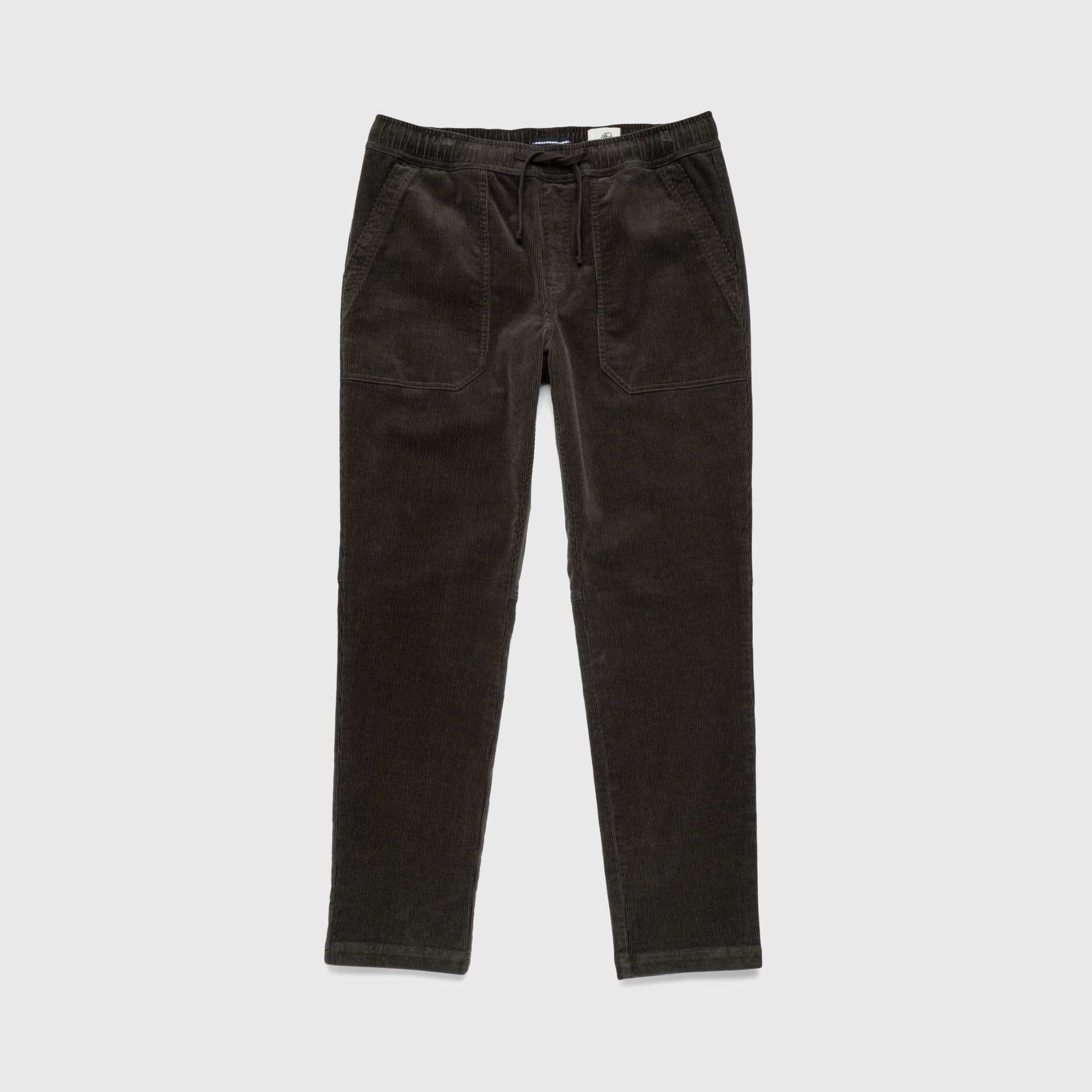 Tyler Corduroy Utility Pant - Peat Moss - WonderingCloth