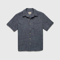 Joey Slub Island Shirt - Navy Blazer - WonderingCloth