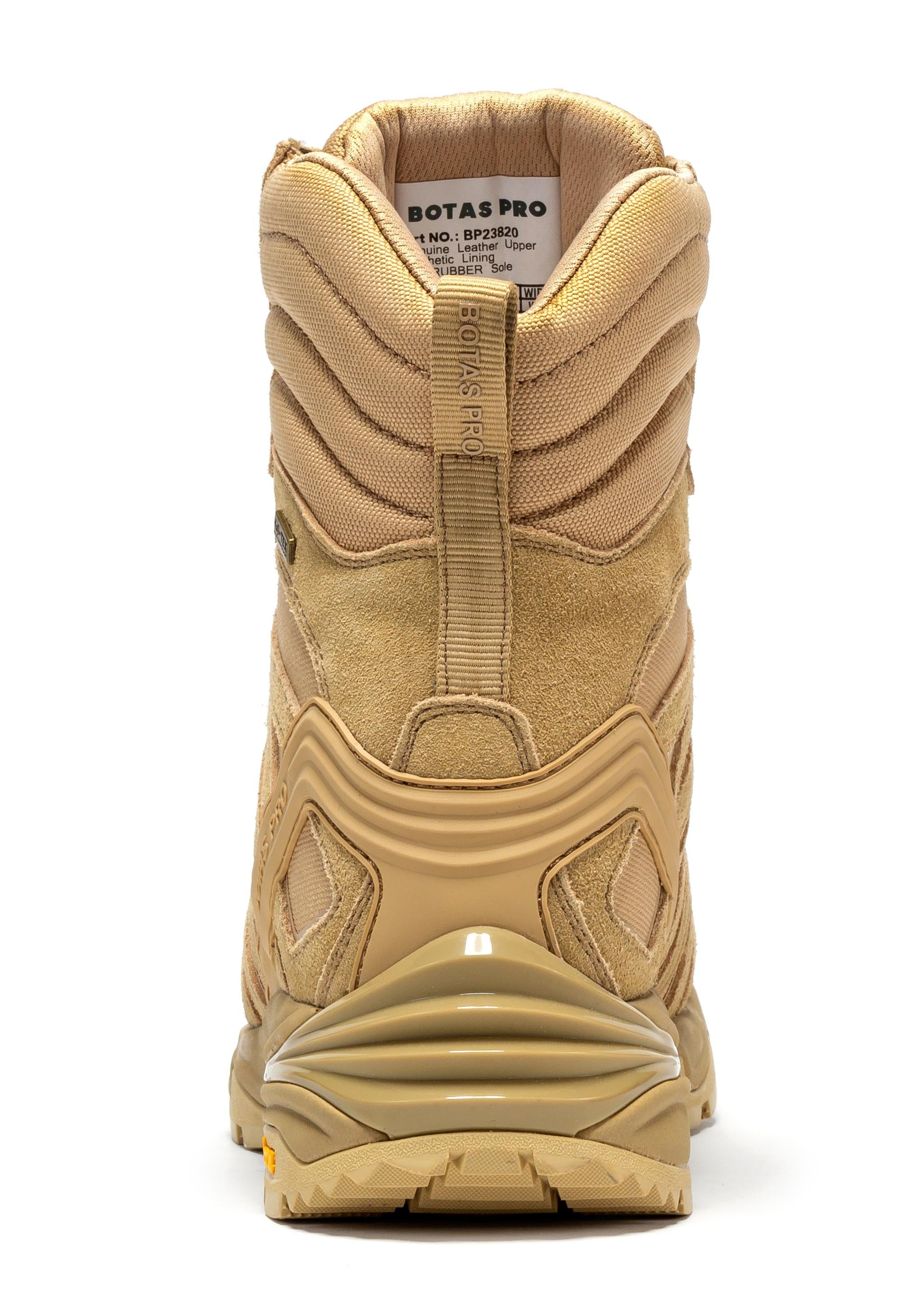 Botas Pro Sand 8 Inch Waterproof Tactical Boots with VIBRAM® Traction Lug Outsole  BP22820 - WonderingCloth