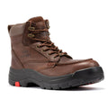 ROCKROOSTER  Zumbro 6 inch Wide Steel Toe, Waterproof Work Boots, Rubber Outsole, EH Protection, ASTM 2413, Work Boots AK372 - WonderingCloth