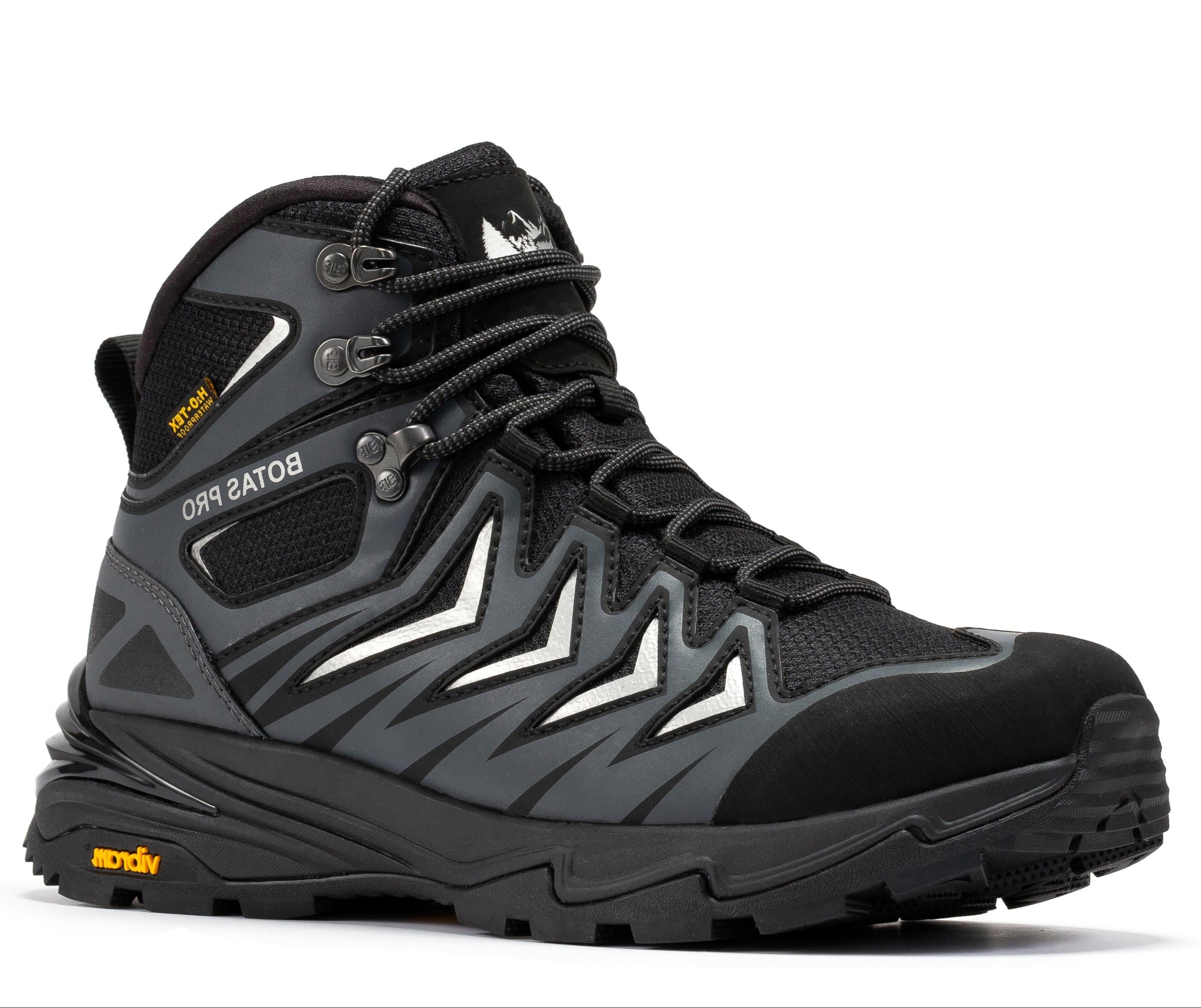 Botas Pro Metallic 6 Inch Waterproof Hiking Boots with VIBRAM® Traction Lug Outsole  BP22110 - WonderingCloth