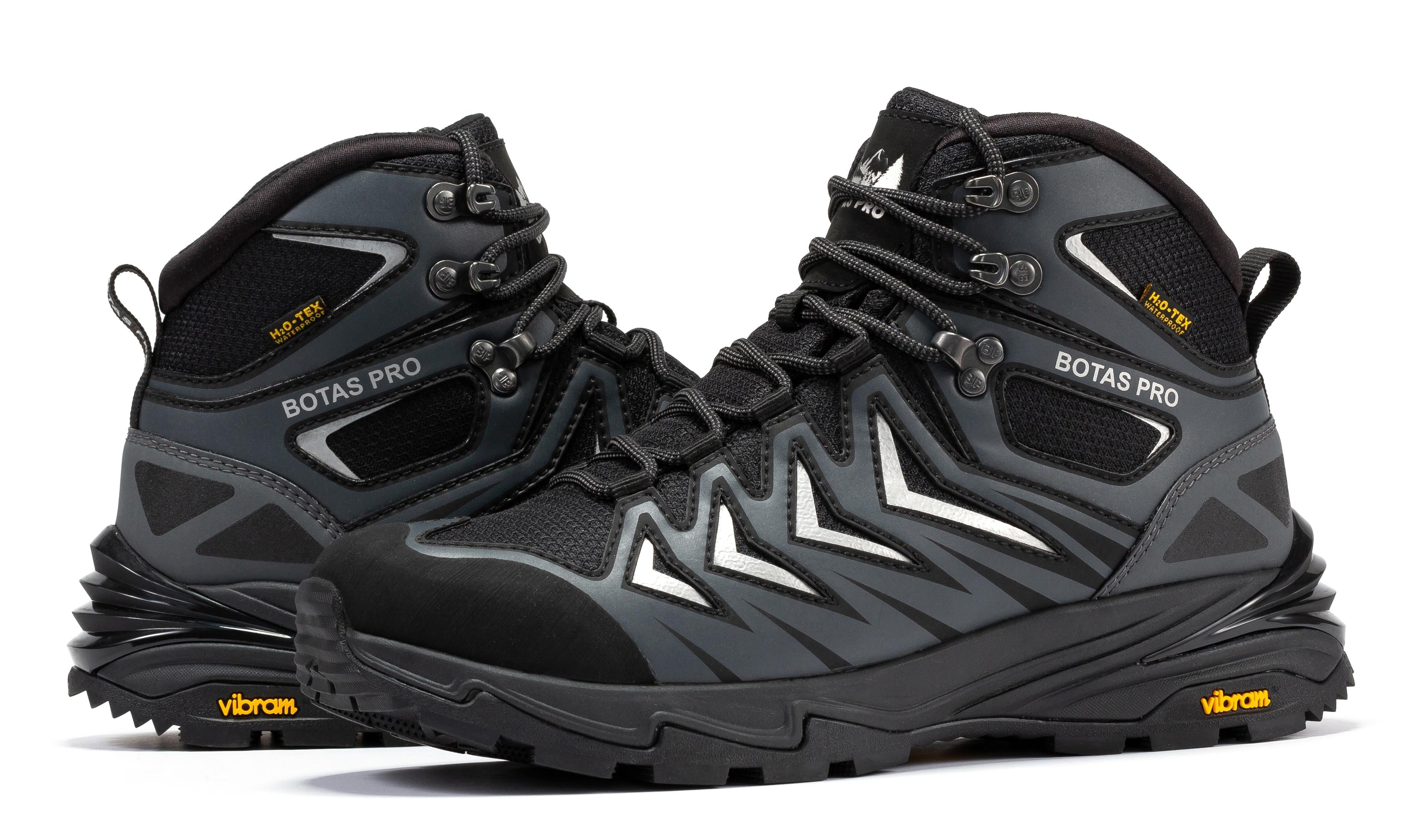 Botas Pro Metallic 6 Inch Waterproof Hiking Boots with VIBRAM® Traction Lug Outsole  BP22110 - WonderingCloth