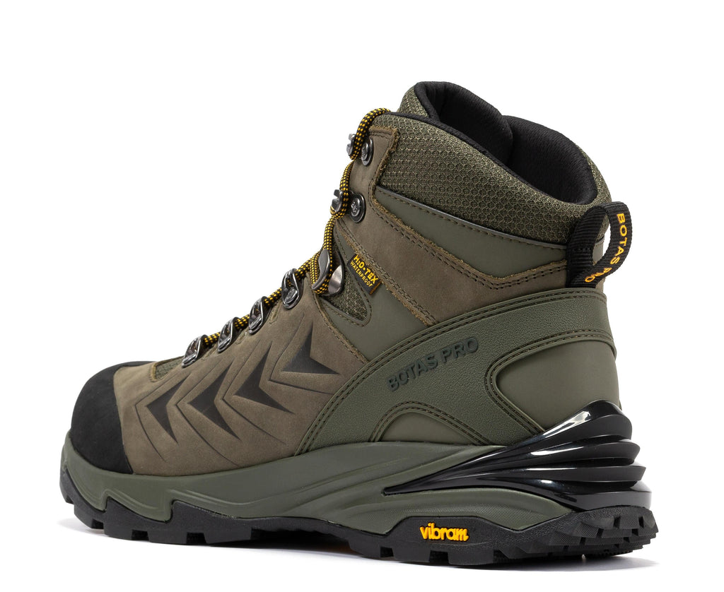 Botas Pro Olive 6 Inch Waterproof Hiking Boots with VIBRAM® Traction Lug Outsole  BP22123 - WonderingCloth