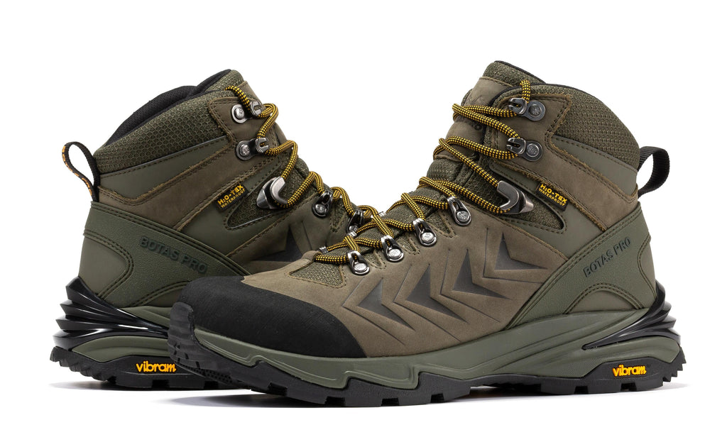 Botas Pro Olive 6 Inch Waterproof Hiking Boots with VIBRAM® Traction Lug Outsole  BP22123 - WonderingCloth