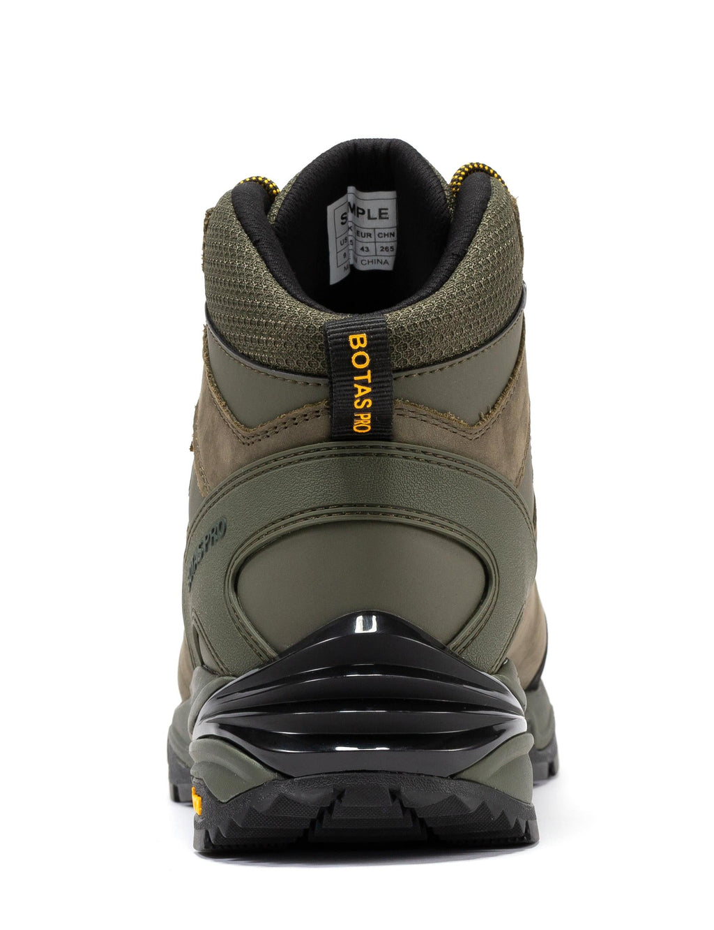 Botas Pro Olive 6 Inch Waterproof Hiking Boots with VIBRAM® Traction Lug Outsole  BP22123 - WonderingCloth