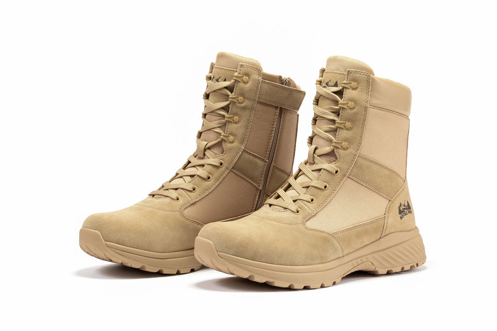 Botas Pro Sand Men's 8 inch Side Zipper Military Tactical Boots BP701 - WonderingCloth