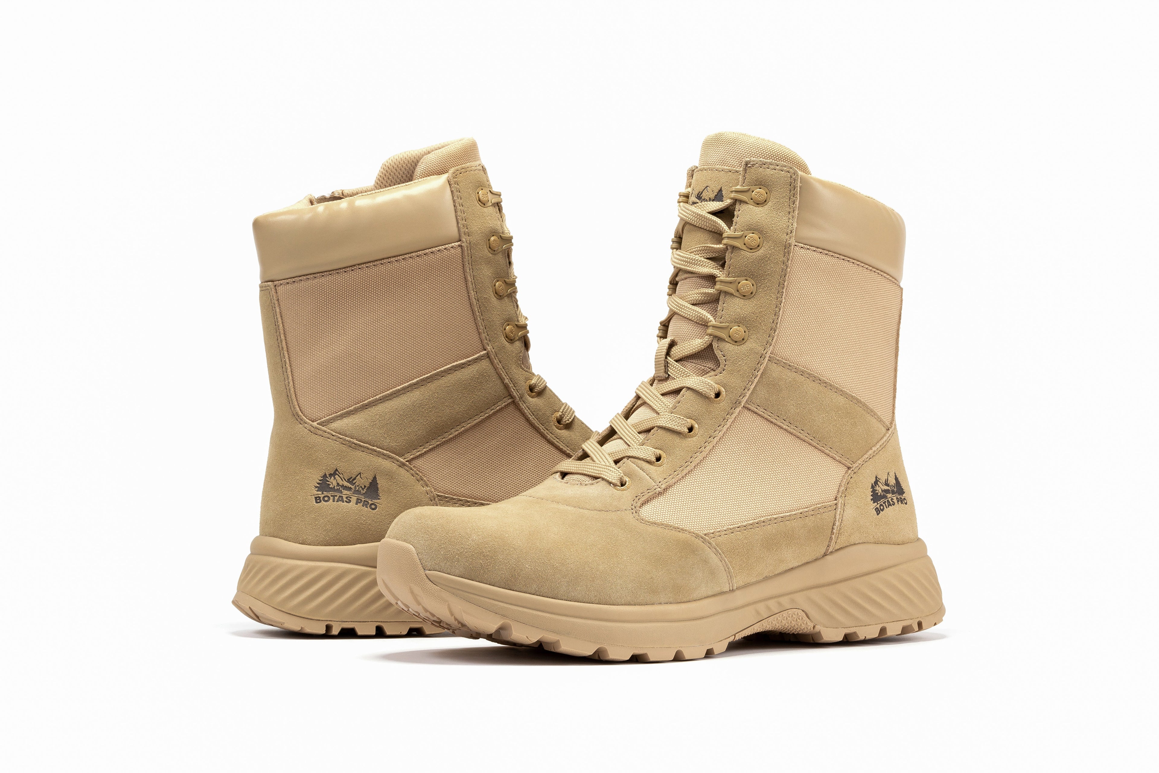 Botas Pro Sand Men's 8 inch Side Zipper Military Tactical Boots BP701 - WonderingCloth
