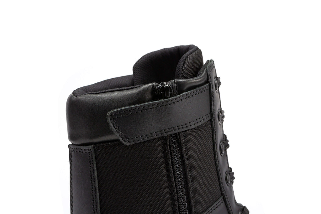 Botas Pro Black Men's 8 inch Side Zipper Military Tactical Boots BP703 - WonderingCloth