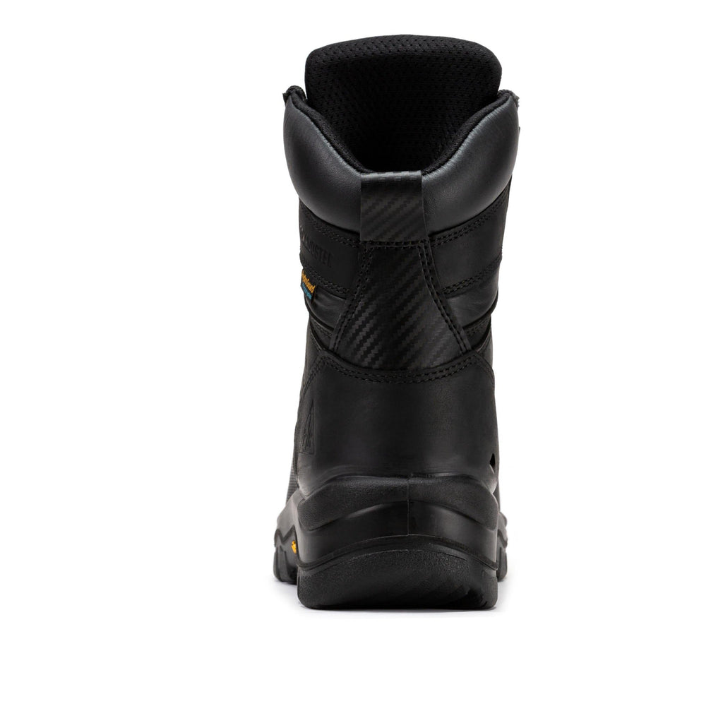 ROCKROOSTER Beaufort Men's Black 8 inch Waterproof Composite Toe Work Boots VAK830 - WonderingCloth