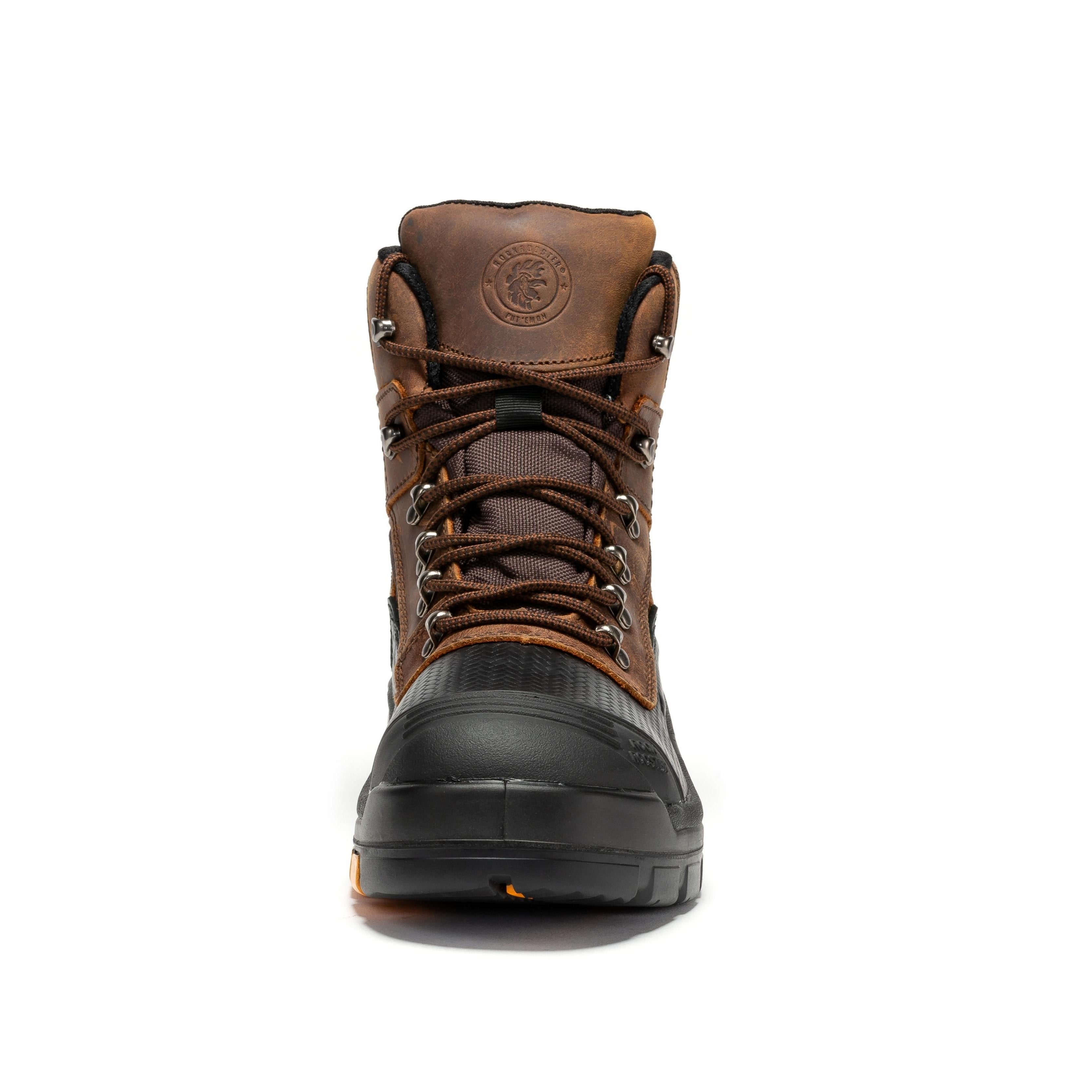 ROCKROOSTER Sedona 6 Inch Waterproof Steel Toe Leather Work Boots AK216 - WonderingCloth