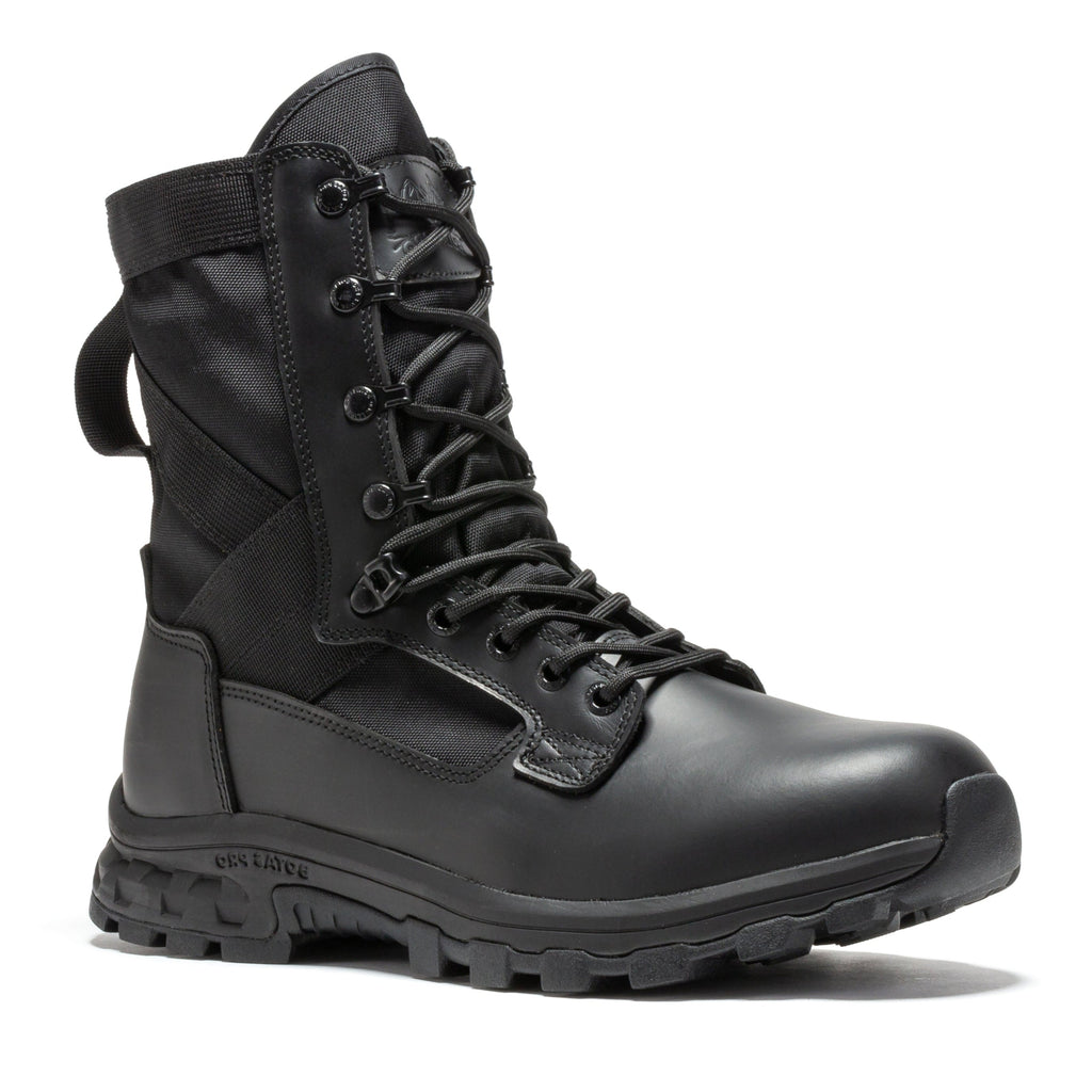 Botas Pro Black Men's 8 inch Side Zipper Military Tactical Boots BP401BK - WonderingCloth